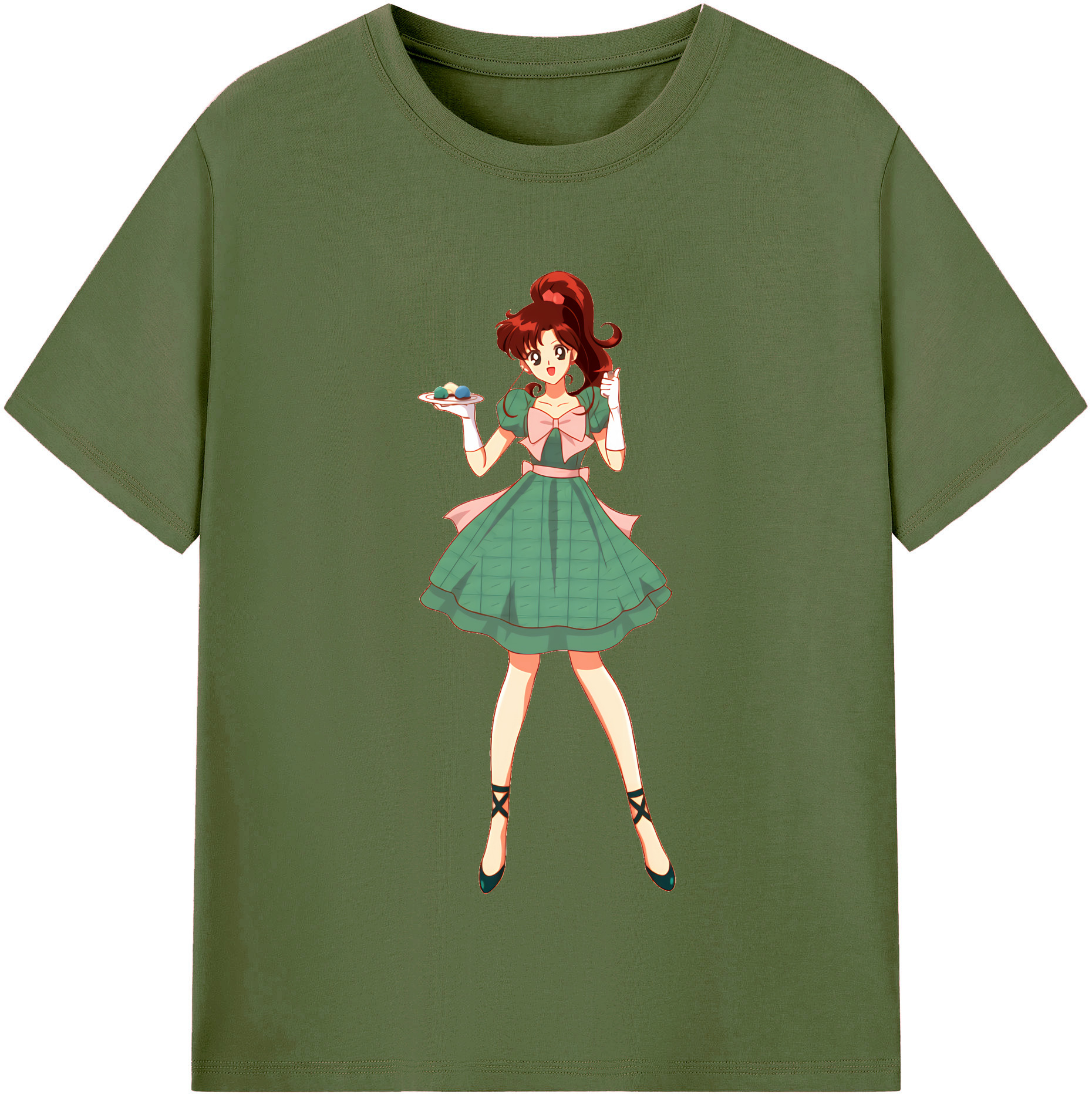 （画像用） 美少女戦士セーラームーン 木野 まこと きの まこと Sailor Moon Kino Makoto （セーラージュピター；Sailor Jupiter） 綿100％半袖Tシャツ（フロントプリント）
